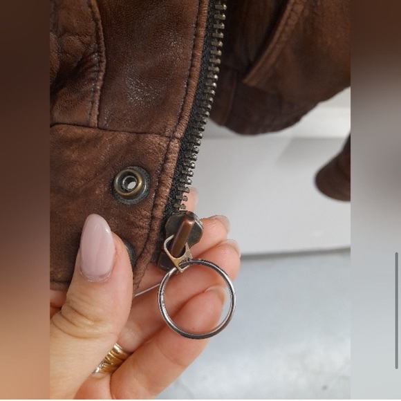 🚨🚨SOLD🚨🚨Vintage 90's Men's Aviator Style Jacket - Picture 9 of 12